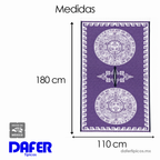 Jorongo Gaban Artesanal Mexicano Calendario Morado