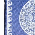 Jorongo Gaban Artesanal Mexicano Calendario Azul
