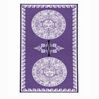 Jorongo Gaban Artesanal Mexicano Calendario Morado