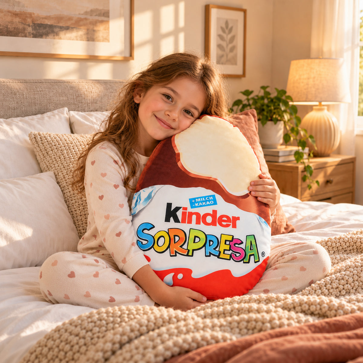 Almohada Ultra Suave Varios Diseños Decoración Modfull Prin® Huevo Kinder