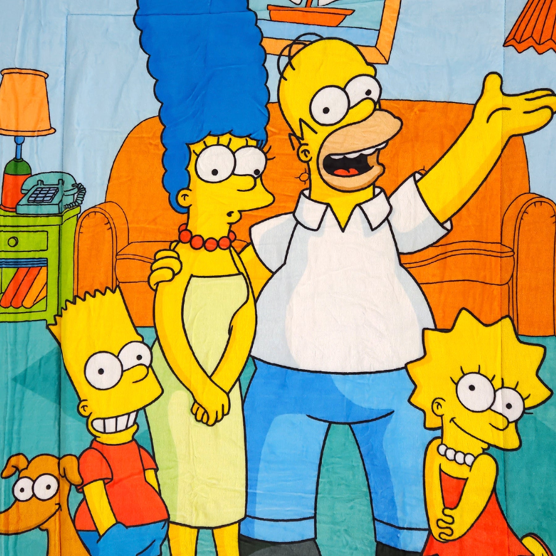Cobertor Borrega Matrimonial 1.80x2.2m Infantil Providencia® Los Simpson