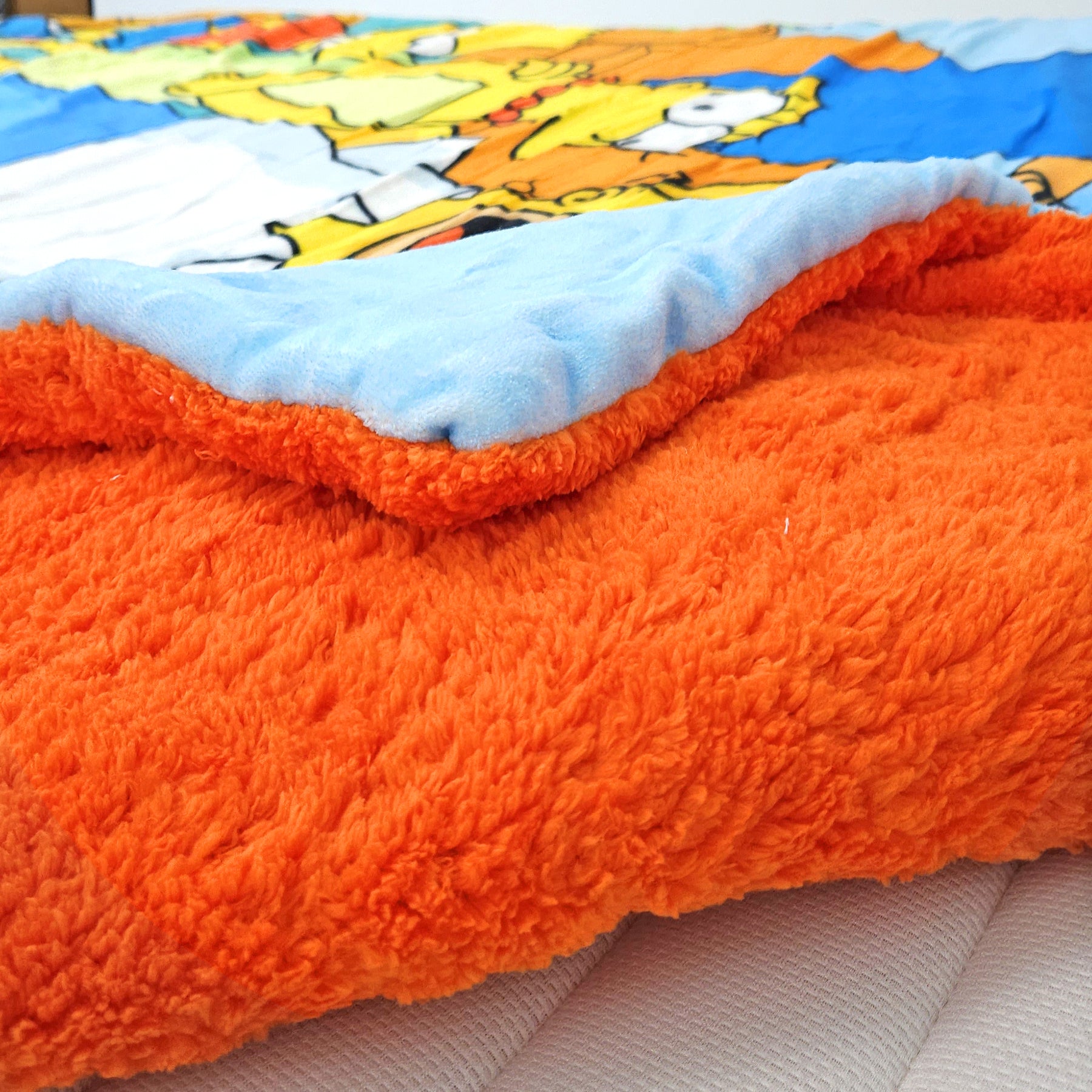 Cobertor Borrega Matrimonial 1.80x2.2m Infantil Providencia® Los Simpson