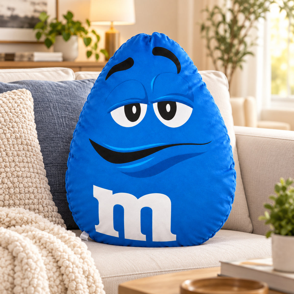 Almohada Ultra Suave Varios Diseños Decoración Modfull Prin® Azul Lunetas