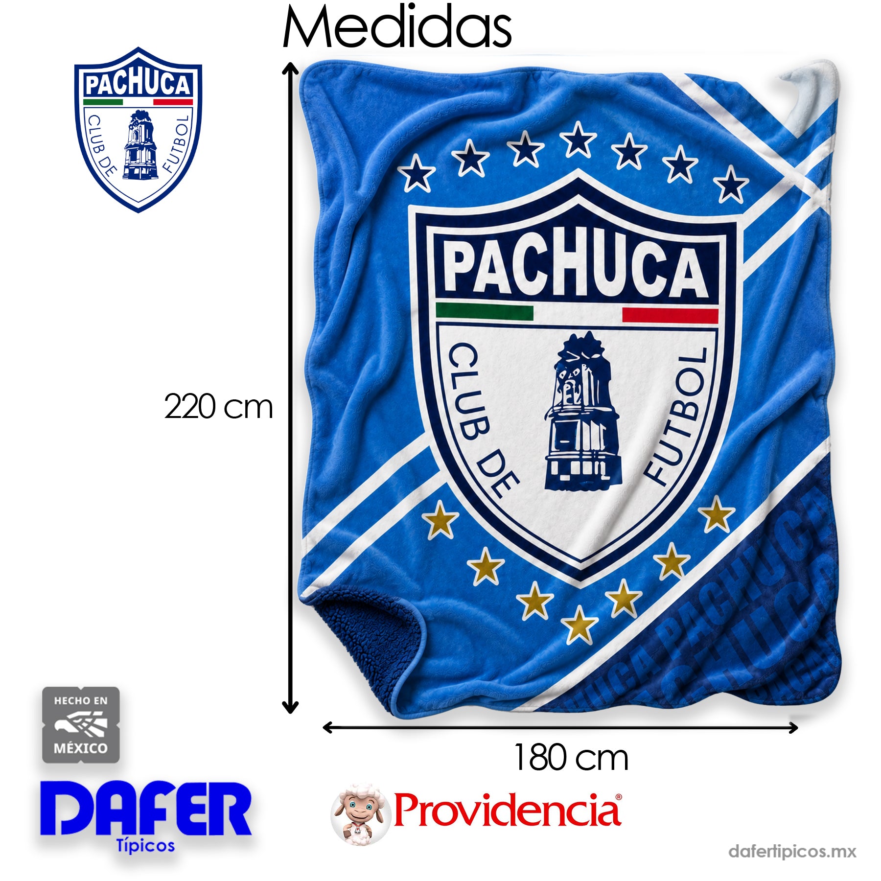 Cobertor Edredón De Borrega Matrimonial Providencia® Pachuca